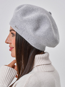 Берет двойной с велюром