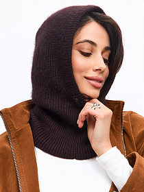 Капор одинарный 30% пух енота