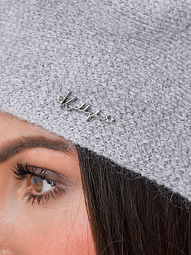 Берет двойной с велюром