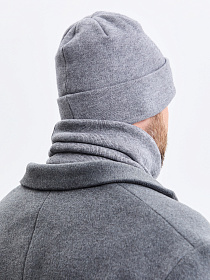 Шапка двойная с кашемиром