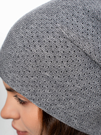 Шапка двойная с кашемиром