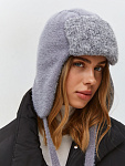 Ушанка двойная с шерстью мериноса