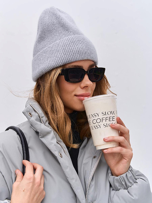 Шапка на велюре 40% ангора PR 25025/1