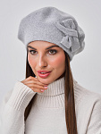 Берет двойной с велюром