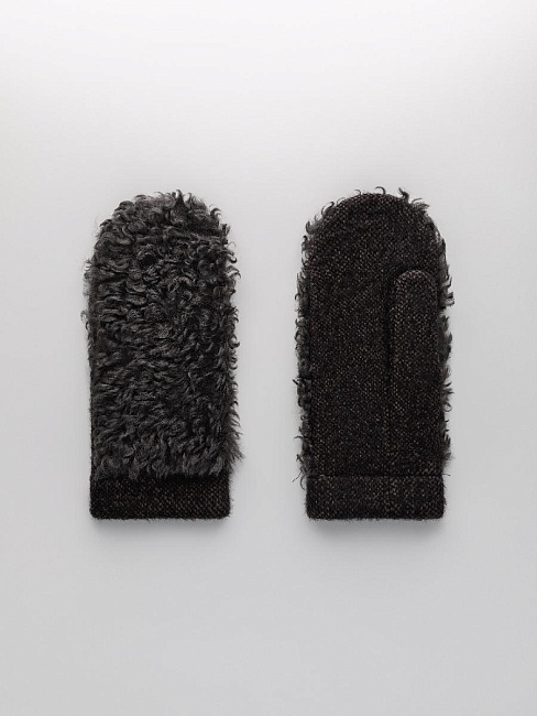Варежки на флисе с шерстью мериноса PR 25013