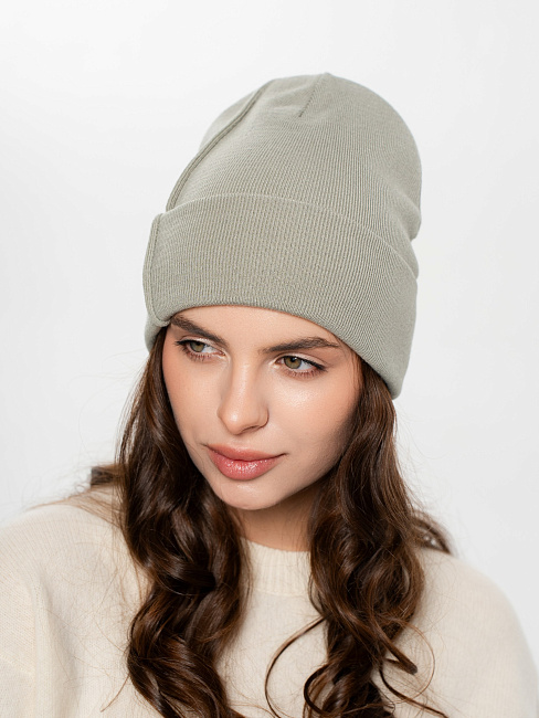 Шапка двойная с кашемиром ESW 26164