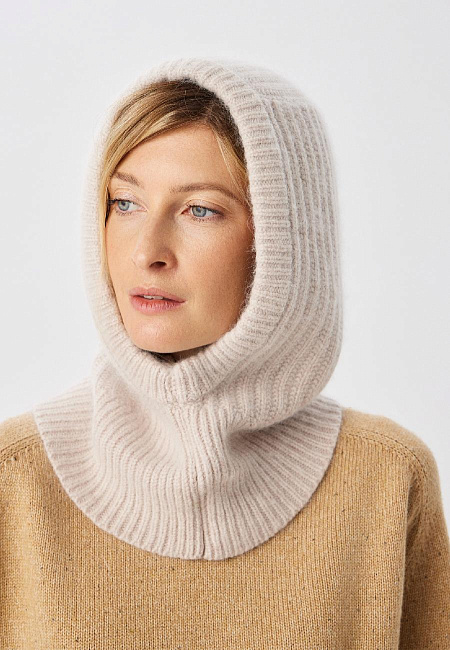 Капюшон одинарный 30% пух енота PR 24018