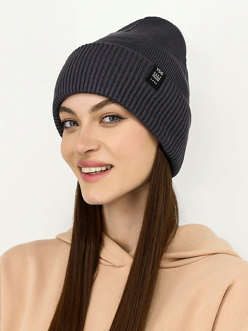 Шапка двойная с кашемиром YC 818