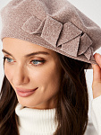 Берет двойной с велюром