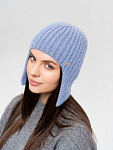 Ушанка на флисе 40% ангоры