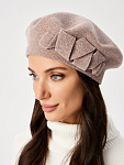 Берет двойной с велюром