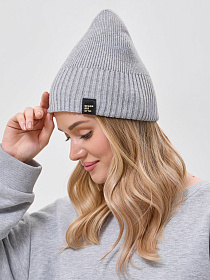 Шапка двойная с кашемиром ESW 25569