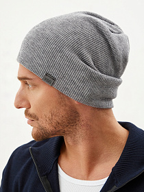 Шапка двойная с кашемиром