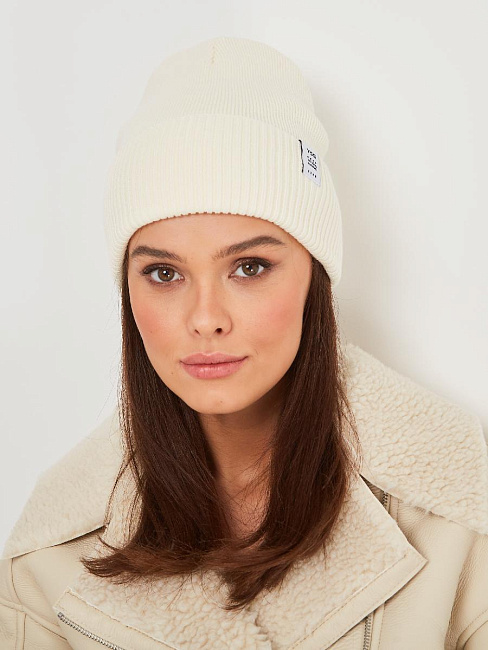 Шапка двойная с кашемиром YC 818