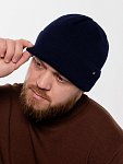 Шапка на флисе с хлопком