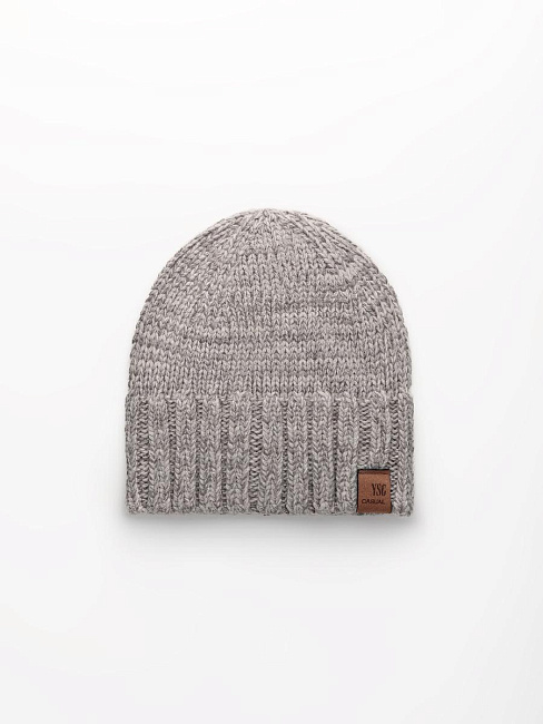 Шапка на флисе с ангорой ESM 25332