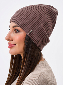Шапка двойная с кашемиром ESW 25514
