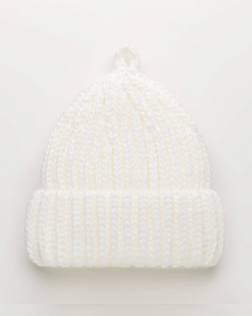 Шапка докерка с отворотом из шерсти мериноса ESW 25592