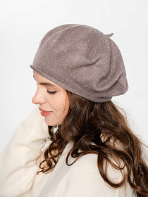 Берет одинарный  с кашемиром