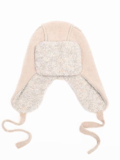 Ушанка двойная с шерстью мериноса PR 25032