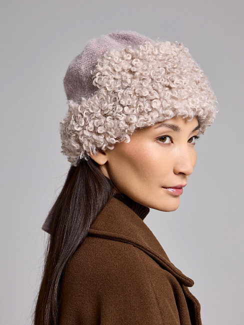 Шапка на флисе с шерстью мериноса PR 25012