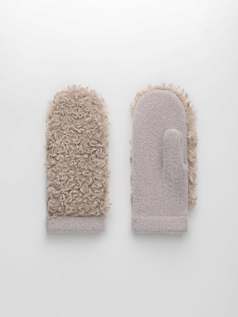 Варежки на флисе с шерстью мериноса PR 25013