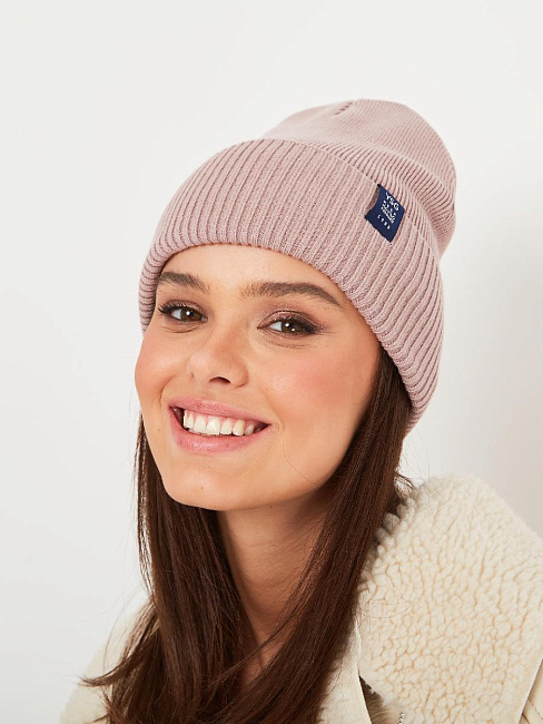 Шапка двойная с кашемиром YC 818