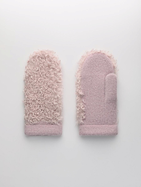 Варежки на флисе с шерстью мериноса PR 25013