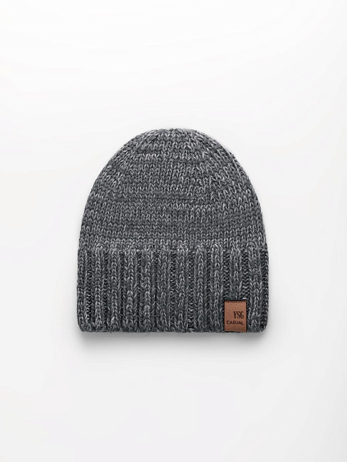 Шапка на флисе с ангорой ESM 25332