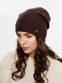 Шапка двойная с кашемиром