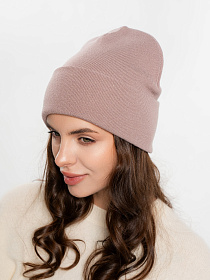 Шапка двойная с кашемиром